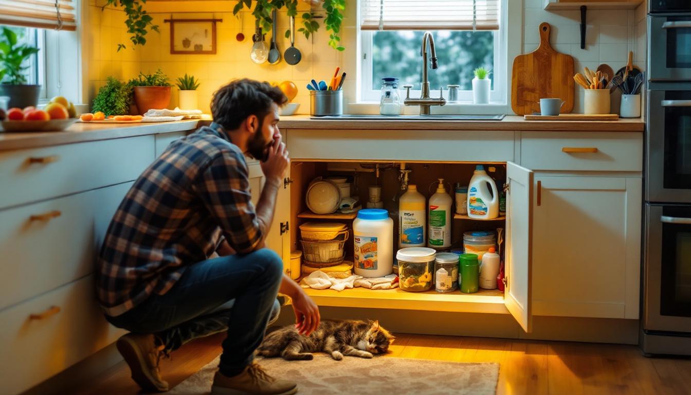 ontdek hoe het bewaren van voorwerpen onder de gootsteen kan leiden tot bacteriegroei en gezondheidsrisico's in uw keuken, en leer hoe u dit kunt voorkomen.